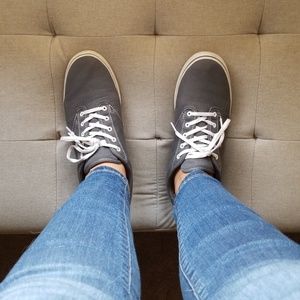 Vans Off the Wall Gray Canvas Sneakers
